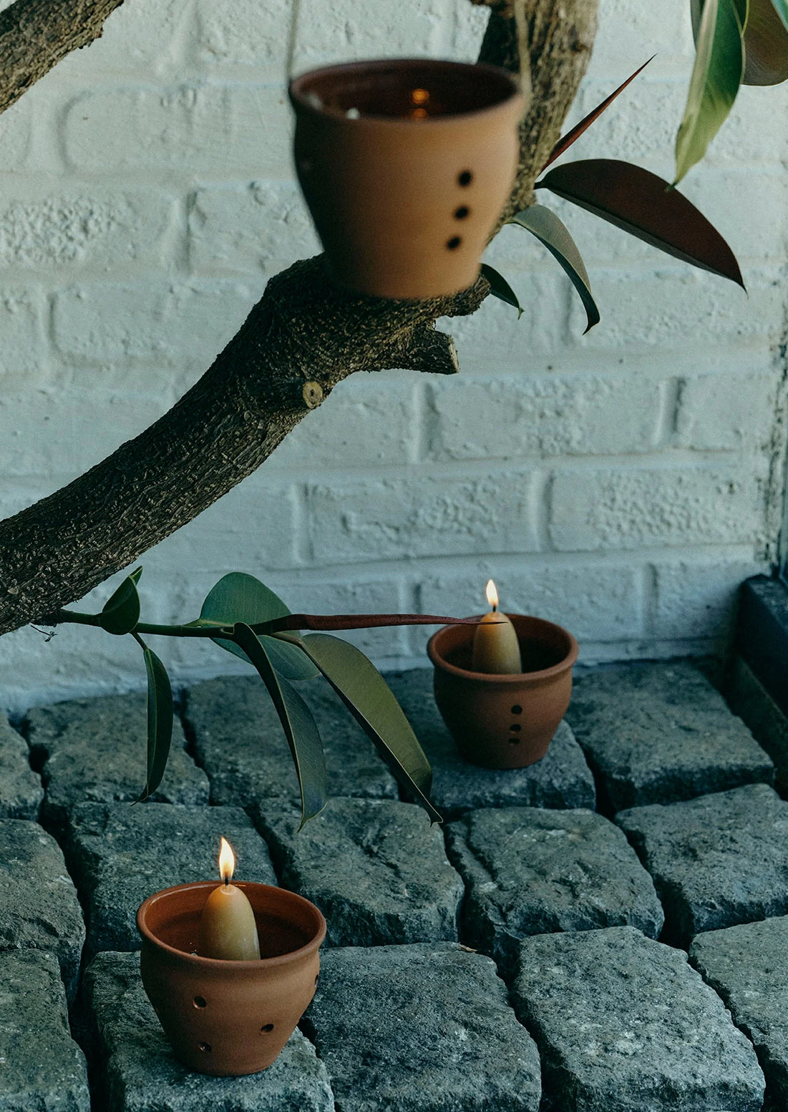 Willow Pottery Terracotta Lantern | Terracotta - Image 2