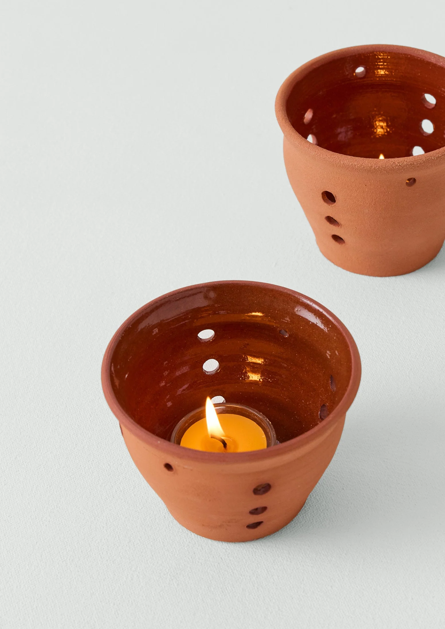 Willow Pottery Terracotta Lantern | Terracotta - Image 3